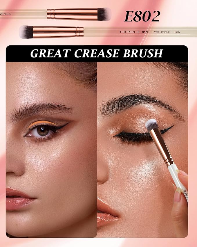 Eyeshadow Primer Brush Concealer Brush Crease Brush Eyeshadow Makeup Brush - Ivory-Velvo Beauty