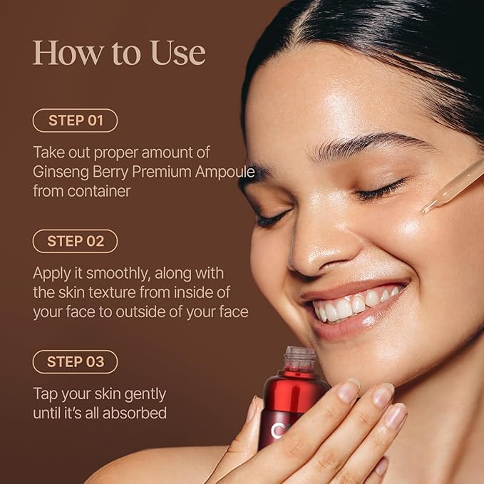 Ginseng Berry Premium Ampoule, Nourishing Facial Ampoule for Dry and Tired Skin, Healthy and Dewy Skin, Authentic Korean Skincare (Special Kit)-Velvo Beauty