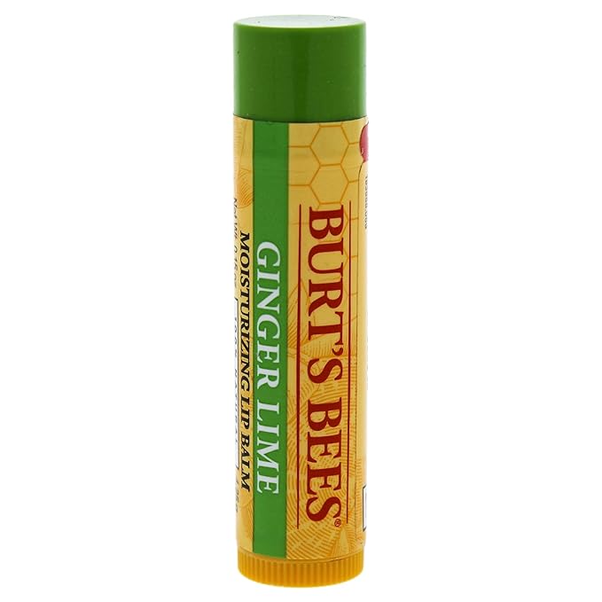 Burts Bees Ginger Lime Lip Balm (1 pack)-Velvo Beauty