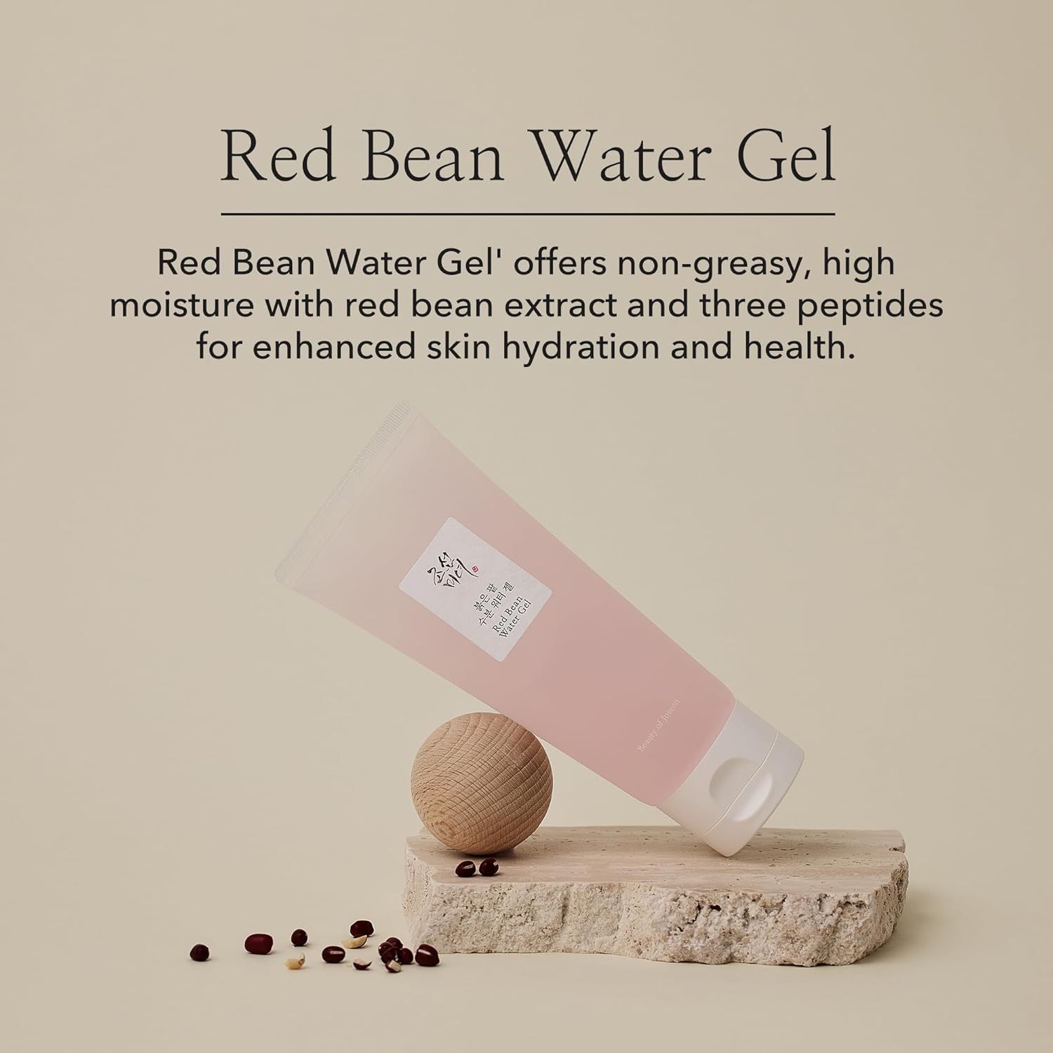 Beauty of Joseon Red Bean Water Gel Hydrating Peptide Hydro Boost Moisturizer for Acne Prone Dry Skin, Korean Skin Care for Men and Women, 100ml, 3.38 fl.oz-Velvo Beauty