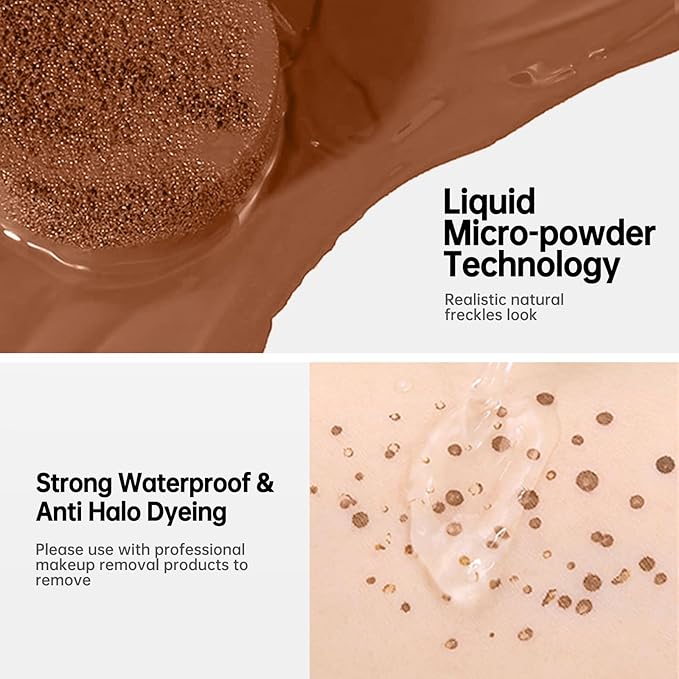 Freckle Pen Natural Like, Freckle Stamp Freckles Makeup, Fake Freckles Stamp Air Cushion, Magic Freckle, Natural Coffee, 15 g-Velvo Beauty