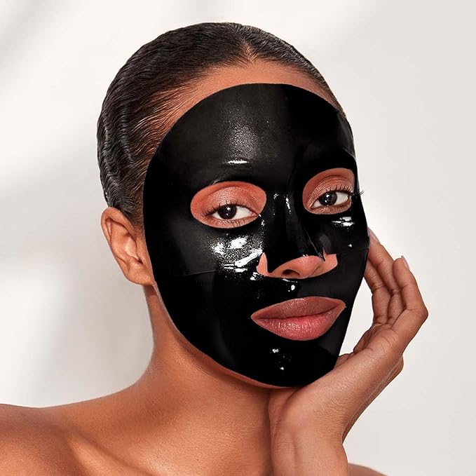 111SKIN Celestial Black Diamond Lifting and Firming Treatment Mask - Anti-Aging - Tone, Tighten, Retexturize Complexion - Fragrance Free - Set of 5 (2.5 oz each) - Face Mask-Velvo Beauty