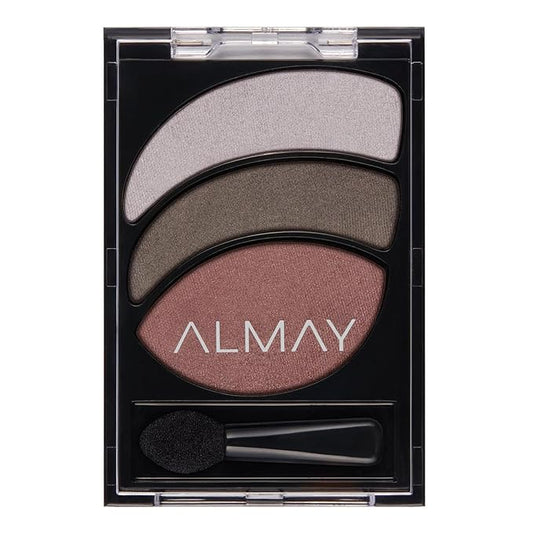Almay Shadow Trio Palette, Longlasting Smoky Eyeshadow Makeup, Three Shades, Hypoallergenic, 010 Mulberry Moonlight, 0.087 oz-Velvo Beauty