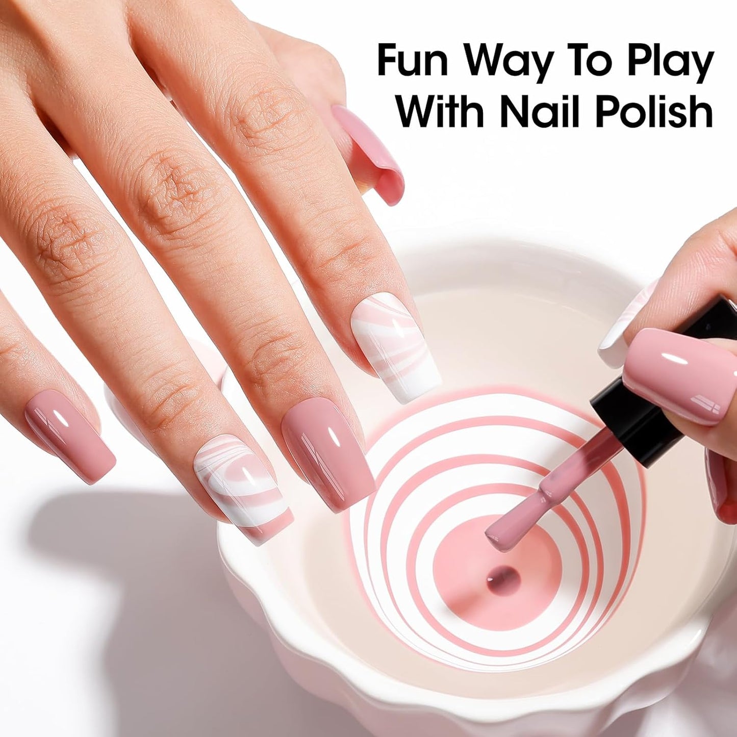 GELLEN Nail Polish Set, French Tip Manicure Nude White Regular Nail Polish Quick Air Dry Bright 12 Colors Set for Women Fingernail Toe Nails Salon Home, Non UV Gel, Hema Free, Non-toxic, Long Lasting-Velvo Beauty