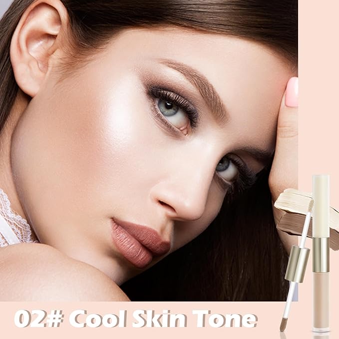 Boobeen Liquid Highlighter Contour Makeup, Face Highlighter Bronzer Stick, Silky Smooth Cream Face Illuminator Makeup Pen for Face & Body, Create a Natural Matte Finish, Lightweight, Long Lasting-Velvo Beauty
