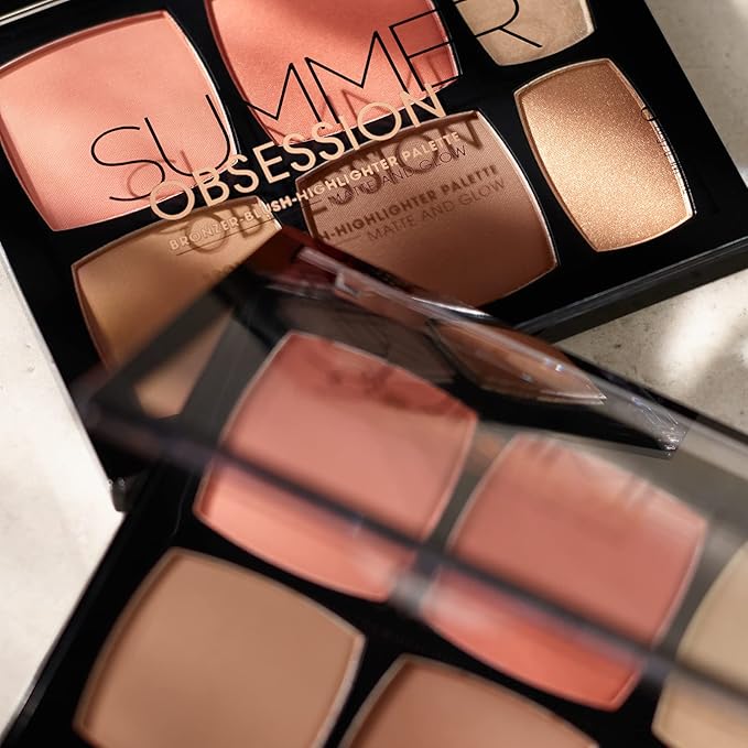 Catrice | Summer Obsession Bronzer, Blush, & Highlighter Palette Matte and Glow | Face Makeup for All Skin Types | Vegan & Cruelty Free | Made Without Parabens & Microplastic Particles-Velvo Beauty