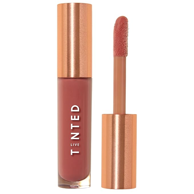 Live Tinted Huegloss High-Shine Lip Gloss - Hydrating, Non-Sticky, Moisturizing Lip Gloss with Hyaluronic Acid, Coconut Oil, and Shea Butter For a Soft Barrier & Seals in Moisture - Mauve-Velvo Beauty