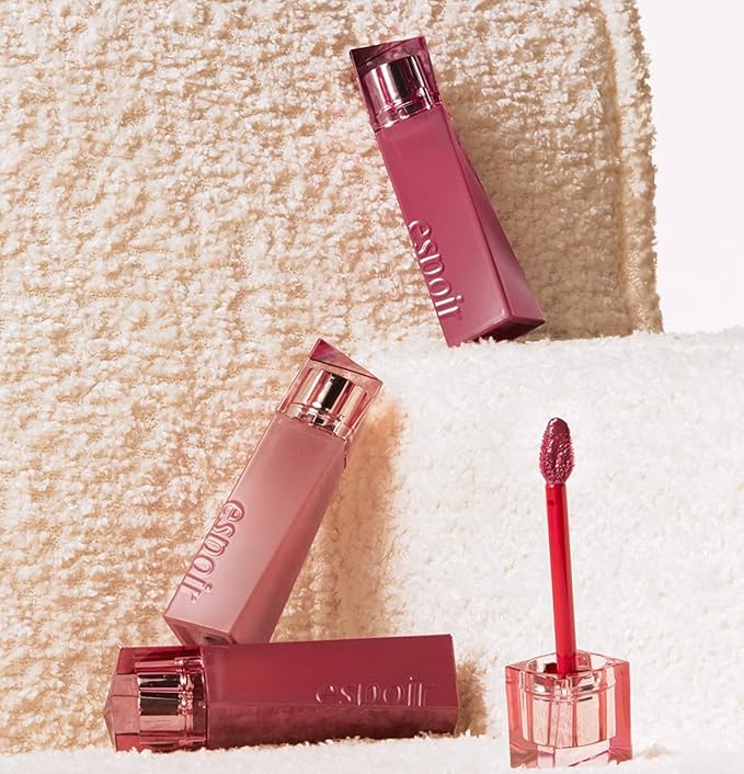 Espoir Couture Lip Tint Glaze #10 Pinky Lowkey 0.19oz | Volumizes & High-Shine Lip Plumper | Long-Lasting Vibrant Color | Thickening radiance Lip Stain | Tinted Lip Moisturizer | Korean Lip Makeup-Velvo Beauty