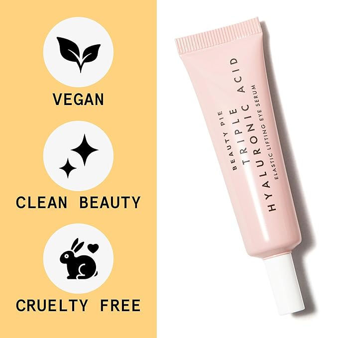 Beauty Pie Triple Hyaluronic Acid Elastic Lifting Eye Serum 15ml – Firming & Brightening Treatment for Dark Circles, Puffiness & Fine Lines – Lightweight, Fragrance-Free Eye Serum-Velvo Beauty