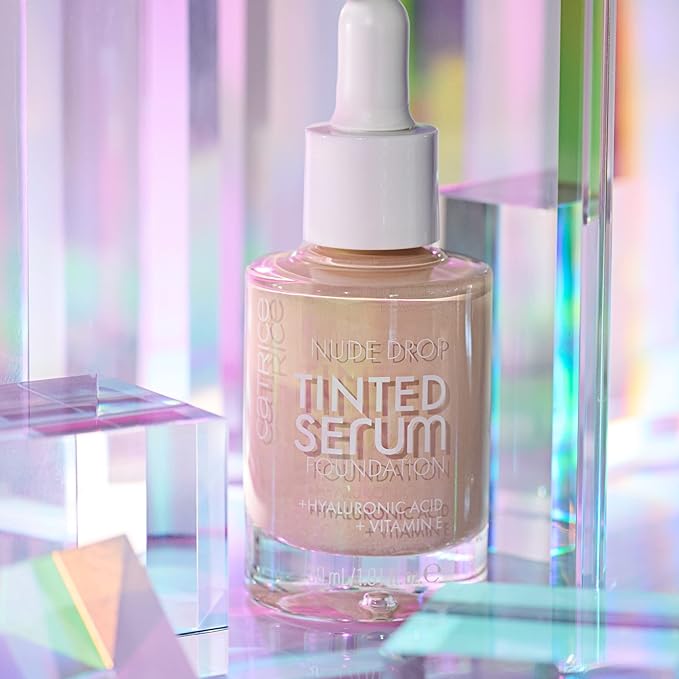 Catrice | Nude Drop Tinted Serum Foundation | Lightweight, Hydrating, Buildable Coverage | Enriched with Hyaluronic Acid & Vitamin E | Vegan & Cruelty Free (040N)-Velvo Beauty