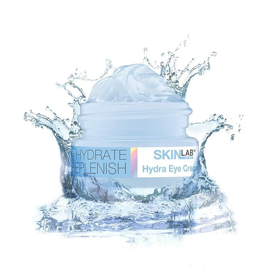Hydrate& Replenish EYE CREAM- Gel Hydrator-Cream with Hyaluronic Acid & Marine Extracts, attracts moisture to the skin Algae And Seaweed Extracts to revitalize dull looking skin 0.5 Oz-Velvo Beauty
