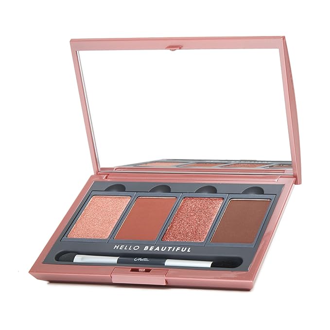 Chella Makeup Eyeshadow Palette, Full Size Makeup Pallette, Blushing Rose-Velvo Beauty