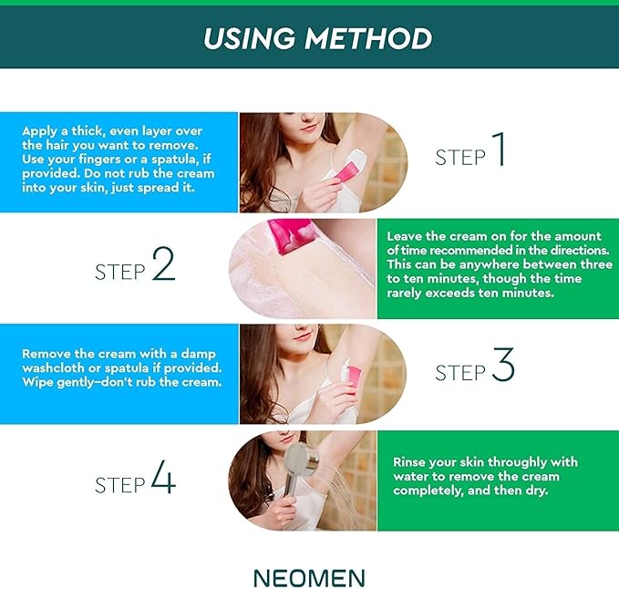 Hair Removal Cream for Men & Women : Painless Depilatory for Sensitive Skin & Intimate Areas, Moisturizing with Aloe Vera & Vitamin E, Safe for Face, Underarms, Bikini, Arms, Legs-Velvo Beauty