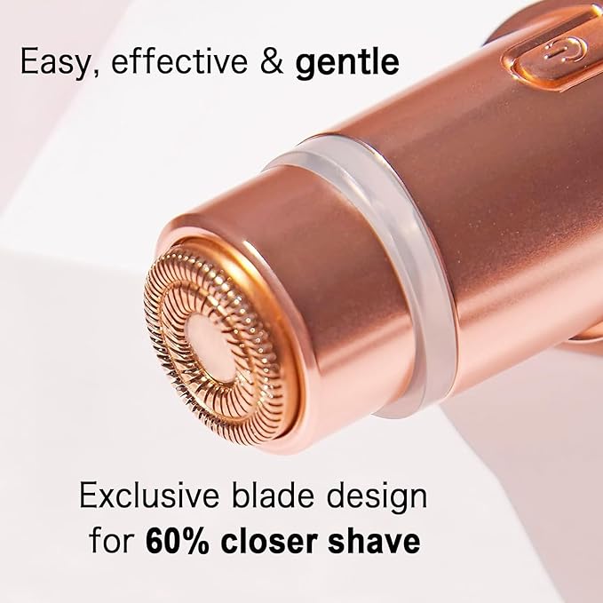 Generation 3 Replacement Heads for New Version Flawless Finishing Touch Facial Hair Remover, 5 Pack