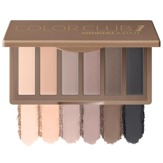 6 Colors Mini Naked Eyeshadow Makeup Palette Neutral Nude Smoky Eye Shadow Taupe & Brown Matte Make Up Pallet with Mirror Highly Pigmented Long Lasting Waterproof Travel Size Gift Kit 01-Velvo Beauty
