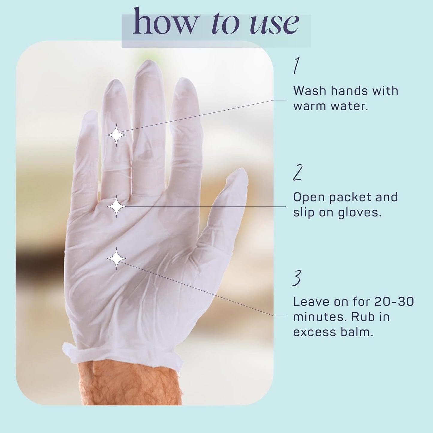 Spa Life Men's Glacial Mineral Moisturizing and Repairing Balm for The Working Hand (Hand Gloves 3 Pack)-Velvo Beauty