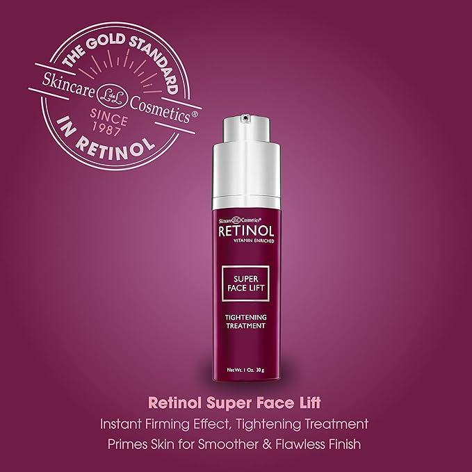 Retinol Super Face Lift - Visibly firms and tightens for a lifted, younger look. Infused, Vitamins C & E, this firming blend is a beauty “quick-fix”-Velvo Beauty