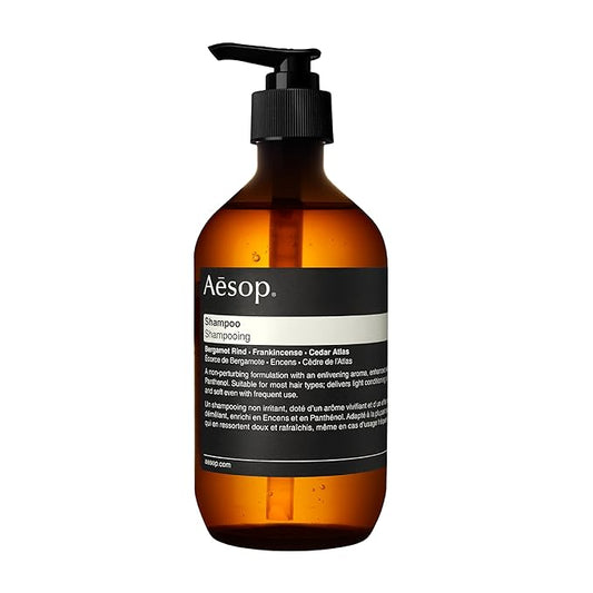 Aesop Shampoo | Soften Hair, Restore Shine | Bergamot Rind, Frankincense, Cedar Atlas | 16.9 oz / 500mL-Velvo Beauty