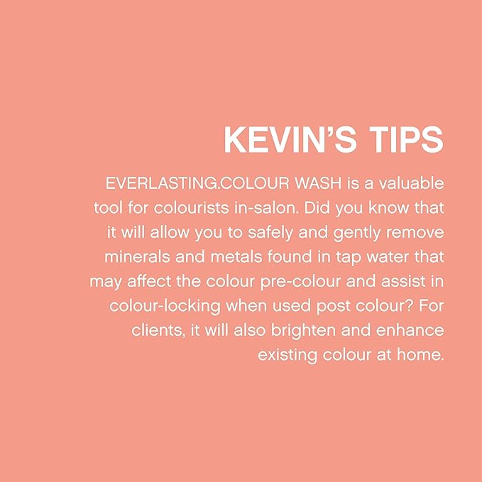 KEVIN.MURPHY EVERLASTING.COLOUR WASH - Hair Colour Shampoo - Colour Protect Hair Care - pH Balanced Shampoo - Sulphate Free -1000 mL / 8.4 fl oz-Velvo Beauty