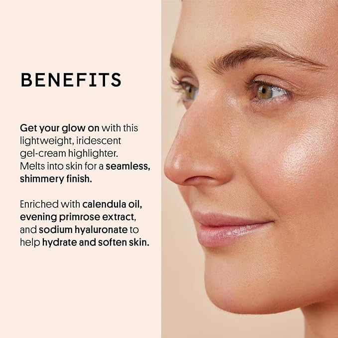 Winky Lux Cheeky Rose Liquid Highlighter, Gel Cream Blush Wand, Blendable & Buildable Pigment, Long Lasting Weightless, Moonlight-Velvo Beauty