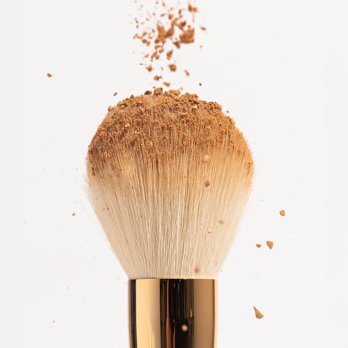 Ogee Powder Brush - Professional Quality Makeup Brush - Ultra-Soft Powder Setting Brush with Vegan Fibers for Flawless Application-Velvo Beauty