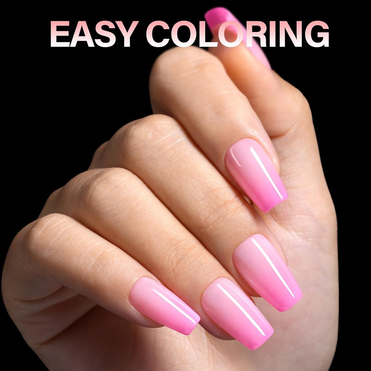 AILLSA Medium Coffin Nail Tips 240Pcs Soft Fake Nail Gel Tips Pre-Shaped Acrylic Nail Tips, Half Matte Full Cover Clear Tips False Press on for Extension Manicure Home DIY 15 Sizes Gelly Tips-Velvo Beauty