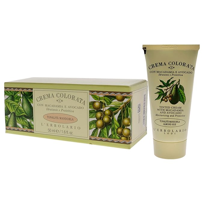 Tinted Cream - Almond Hue by LErbolario for Women - 1.6 oz Cream-Velvo Beauty