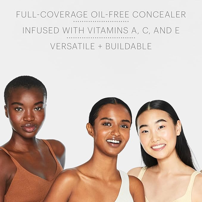 Glo Skin Beauty Oil-Free Camouflage Concealer - Correct and Conceal Imperfections, Blemishes & Dark Spots, Nourishing Makeup for a More Even Complexion (Golden)-Velvo Beauty