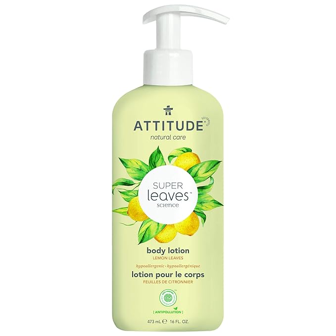 ATTITUDE Body Lotion, EWG Verified, Vegan & Cruelty-Free, Hydrating Moisturizer for Dry Skin, Non-Greasy Skin Care, Earl Grey & Fresh Cucumber Scent, 16 Fl Oz-Velvo Beauty