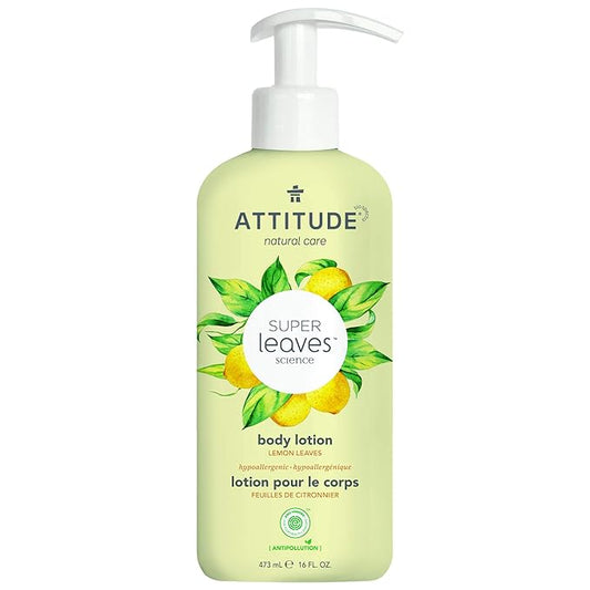 ATTITUDE Body Lotion, EWG Verified, Vegan & Cruelty-Free, Hydrating Moisturizer for Dry Skin, Non-Greasy Skin Care, Earl Grey & Fresh Cucumber Scent, 16 Fl Oz-Velvo Beauty