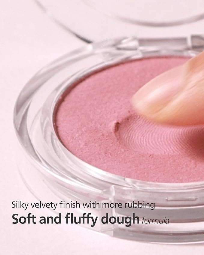 THESAEM Jelly Blusher CR01 Peach Crush - Velvety Finish Soft Jelly Powder Cheek - Easy Blending Formula- Lightweight, Smooth, Natural Buildable Blusher-Velvo Beauty