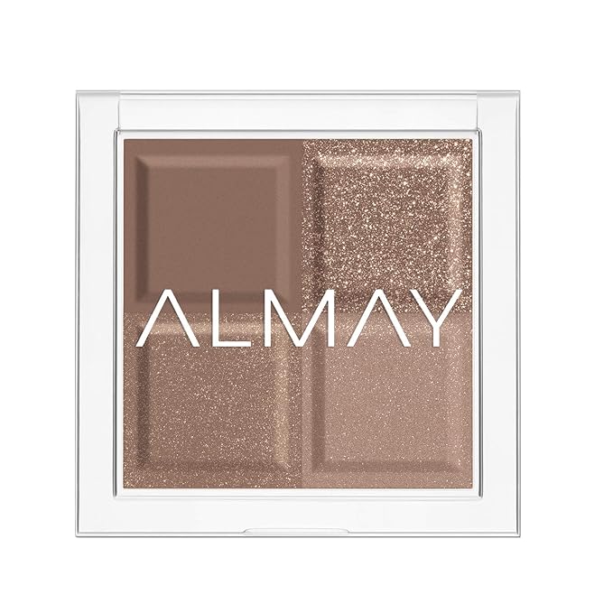 Almay Eyeshadow Palette, Longlasting Eye Makeup, Single Shade Eye Color in Matte, Metallic, Satin and Glitter Finish, Hypoallergenic, 180 Ambition, 0.1 Oz-Velvo Beauty