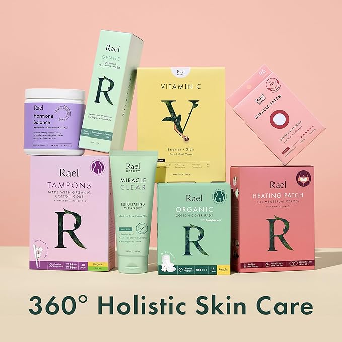 Rael Blackhead Remover, Miracle Clear Clay Mask, Exfoliating Face Wash, Pore Minimizer, Gentle and Hydrating, with Tea Tree, Vegan, Korean Skin Care (3.3 fl oz)-Velvo Beauty