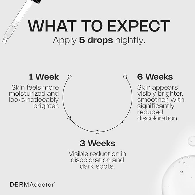 DERMAdoctor Night Face Oil Toner Anti-Aging Hydrating - 20% Vitamin C Ester, Vitamin E, Ferulic Acid, & Marula Oil for Face | Concentrated Vitamin-C Ester Facial Oils | Dermatologist Formulated - 1 Oz-Velvo Beauty