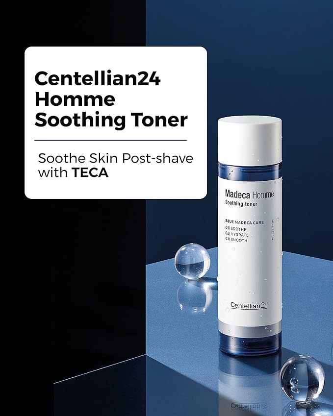 Centellian 24 Homme Soothing Facial Toner with TECA, Centella Asiatica, Vitamin E - Skin Care for Men (5.07 fl oz) by Dongkook Pharmaceutical-Velvo Beauty