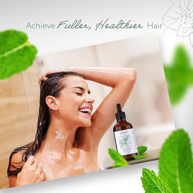 HBNO Spearmint Essential Oil - Huge 4 oz (120ml) Value Size - Natural Spearmint Oil - Perfect for Cleaning, Aromatherapy, DIY, Soap & Diffuser -Velvo Beauty