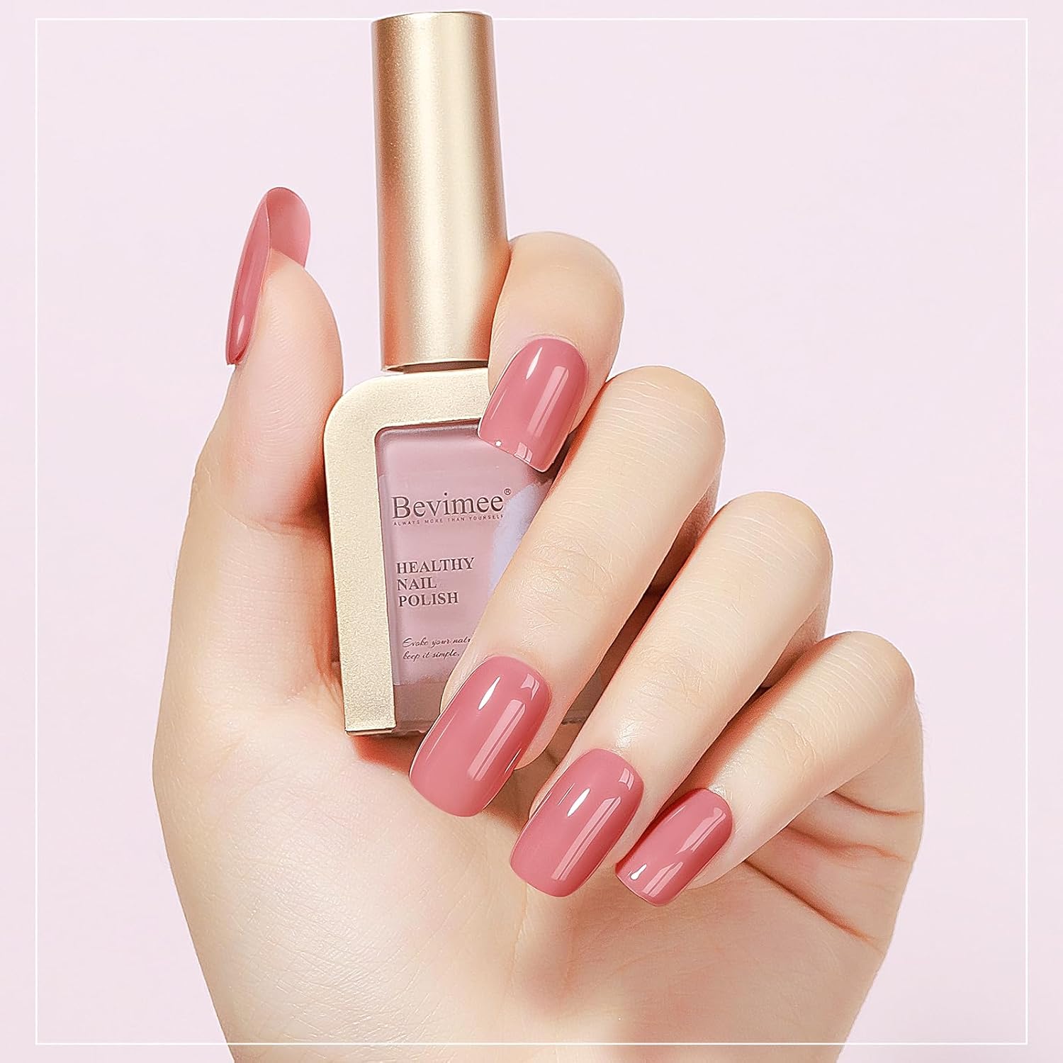 Nail Polish Quick Dry Pink Nail Lacquer Sheer Color, Regular Fast Drying Fingernail Polish Bulk Non Gel Long-Lasting DIY Salon Gift For Women-Velvo Beauty