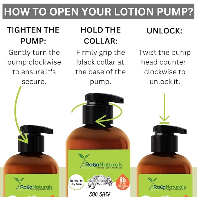 RaGaNaturals Natural Unscented Body Lotion for Dry Skin with Shea Butter and Vitamin E & B5 - Hydrating, Nourishing, Fragrance Free Hand Moisturizer With Organic Essence - For Women, Men, Kids - 8 Oz-Velvo Beauty