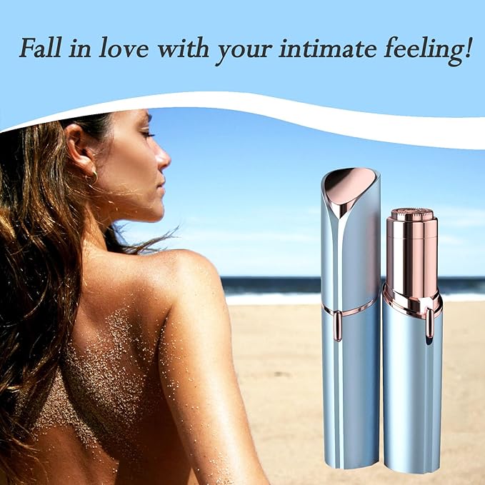 Facial Hair Removal for Women, Face Razors for Women's Electric, Rechargeable Women Mustache Remover with 3 Replacement Heads-Velvo Beauty