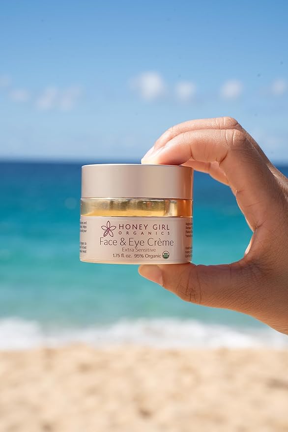 Honey Girl Organics Extra Sensitive Face and Eye Creme, 1.75 Fluid Ounce-Velvo Beauty