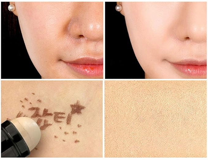 YADAH Silky Fit Concealer BB Cream (21 Light Beige, 1.18fl oz) - 2-in-1 Korean Makeup for Flawless Skin, Tinted Moisturizer for Blemish Cover. Long-Lasting, All-Day Wear.-Velvo Beauty
