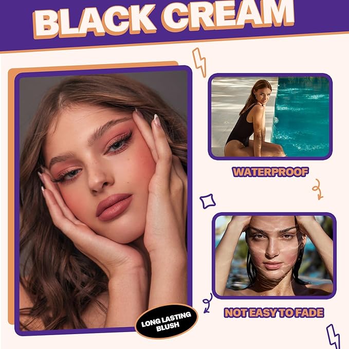 VANERIA Color Changing Blush,Ph Reacting Creme Blush,Pink Blush for Cheek and Lip Tint,Long Lasting Non Fading,Cream Blush Stick Waterproof,Vegan,Cruelty-Free,5g/0.18oz-Velvo Beauty