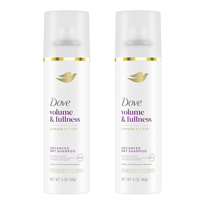 Dove Dry Shampoo for 2 Count for Oily Hair Volume & Fullness for Refreshed Hair 5 oz-Velvo Beauty