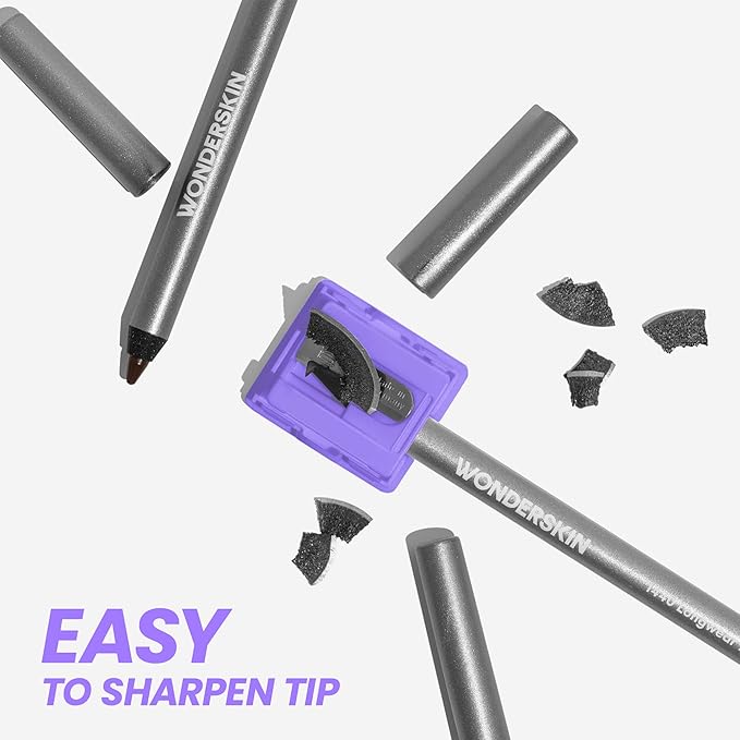 Wonderskin Eyeliner Pencil, 1440 Longwear Green Eyeliner Pencil - Waterproof, Sharpenable & Smudge Proof-Velvo Beauty