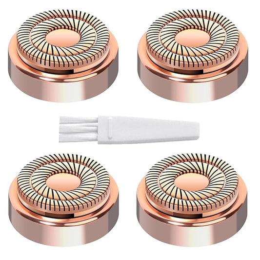 Facial Hair Remover Replacement Heads Generation 2 for Finishing Touch Flawless Facial Hair Removal Tool for women,Double Halo Painless and Smooth As Seen On TV.-Velvo Beauty
