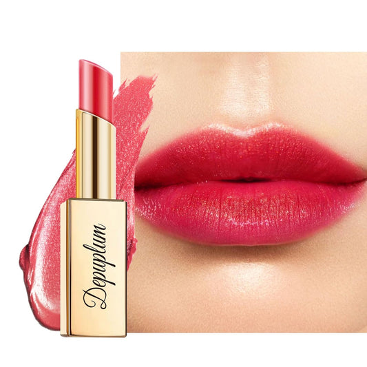 Red Lipstick Moisturizing for Women Shimmer Tinted Lip Balm Hydrating Nourishing Lip Gloss Vegan& Cruelty Free Lip Makeup, ZG108 Passion-Velvo Beauty
