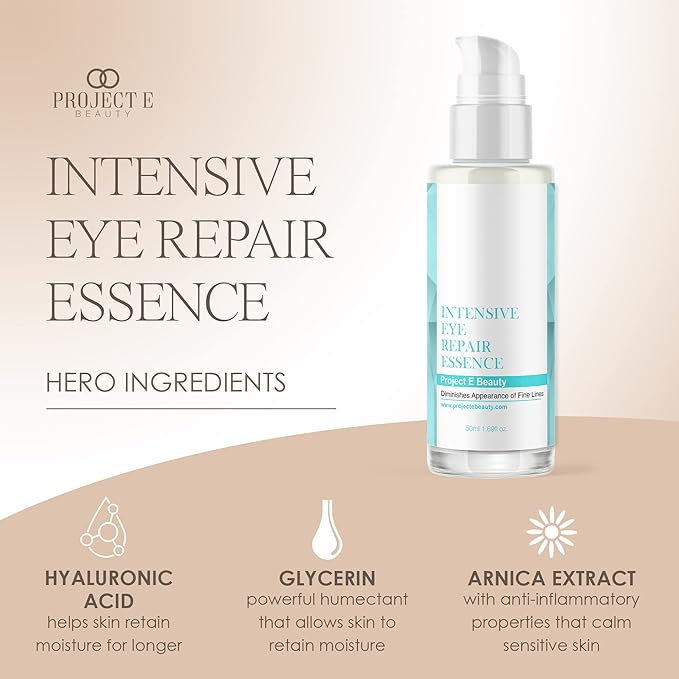 Project E Beauty Daily Skincare Routine | Gentle Cleansing | Foaming Cleanser | Moisturizing Daily | Hydrating Face Cream | Age Defender Eye Cream (Eye Essence)-Velvo Beauty