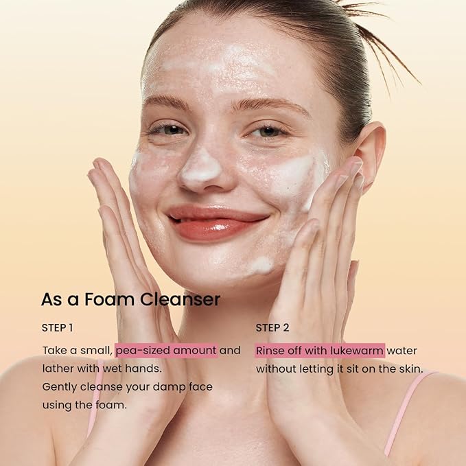 BIODANCE Collagen Mask To Foam Cleanser, Face Wash for Women, 2-in-1 Pore Mask and Hydrating Foaming Facial Cleanser for Sensitive Skin, Oily Skin, 5.07 fl. oz. (150 ml)-Velvo Beauty