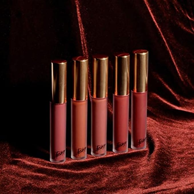 BBIA Last Velvet Lip Tint - Soft & Creamy Matte Finish Lip Stain, Blur Effect with Velvety Texture, Long-Lasting, High Pigment, Lightweight, Non-Drying, Korean Lip Makeup (15 EDGE BOSS)-Velvo Beauty
