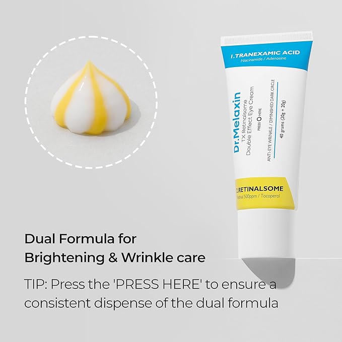 TX Retinalsome Eye Cream with Adenosine Niacinamide for Fine Lines, Wrinkles & Dark Spots | Daily Anti-Aging Under Eye Care | 40g - Korean Skincare-Velvo Beauty